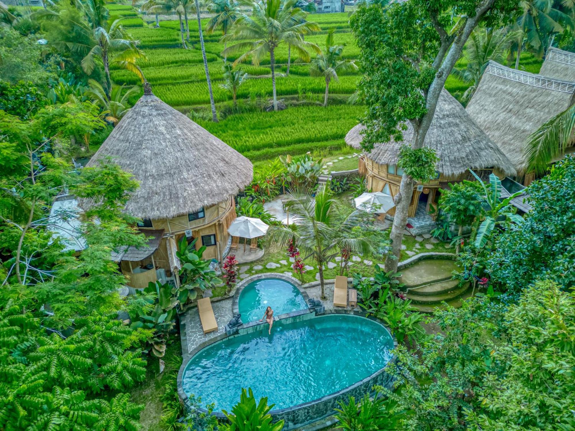 Bamboo Cabin Sanctuary By Nusantara Hospitality ウブド エクステリア 写真